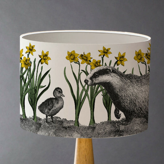 Badger and Duckling Lampshade – British Wildlife Collection
