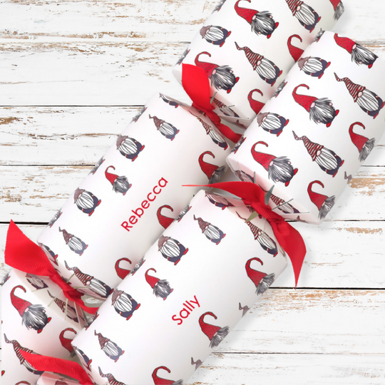 Personalised Cracker Making Craft Kit | Nordic Gonk | Makes 4 or 6 Crackers