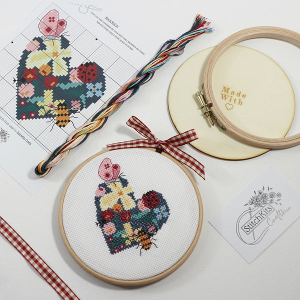 Woodland Heart, Cross Stitch Kit
