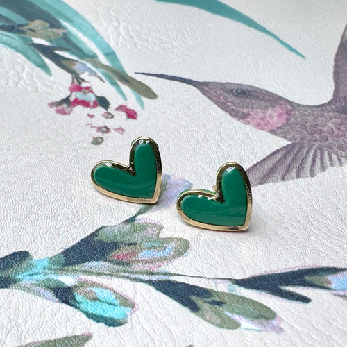 Hearts Earrings | Olive