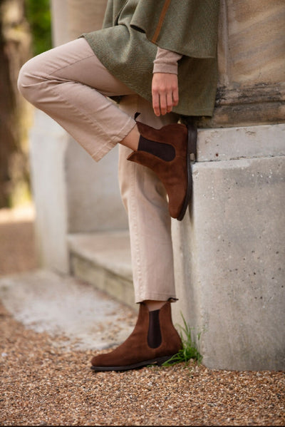 Red Kite Chelsea boot in brown suede