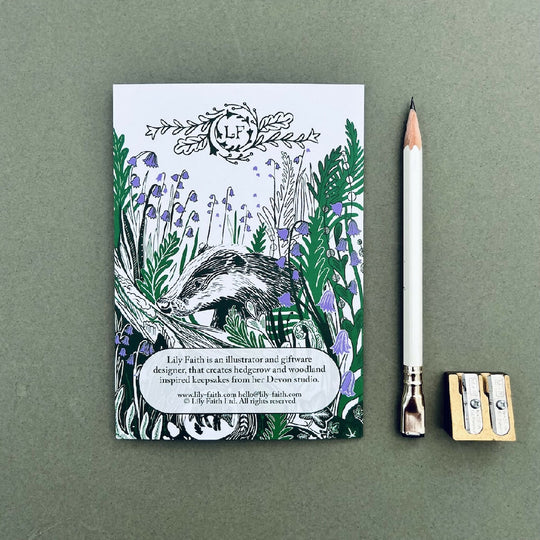 Badgers Walk A6 Card