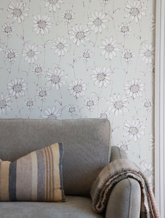Caja Floral Sustainable Wallpaper Available in Six Colours