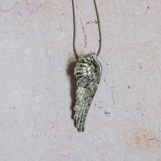 Silver Angel Wing Necklace