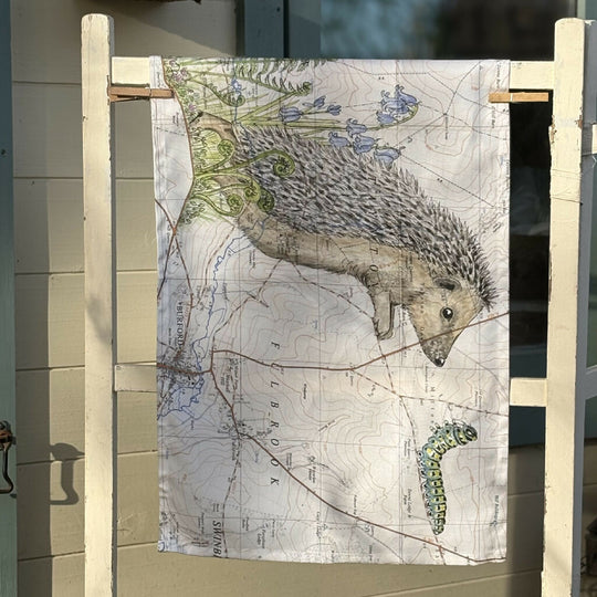 Highstreet Hedgehog Cotton Tea Towel