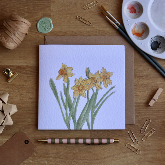 Spring Daffodils Greeting Card