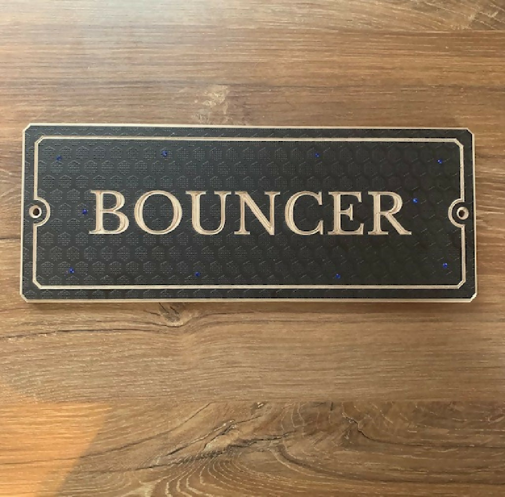 Wooden Engraved Stable Name Plaque