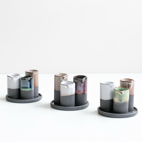 Stoneware Wildflower Vase