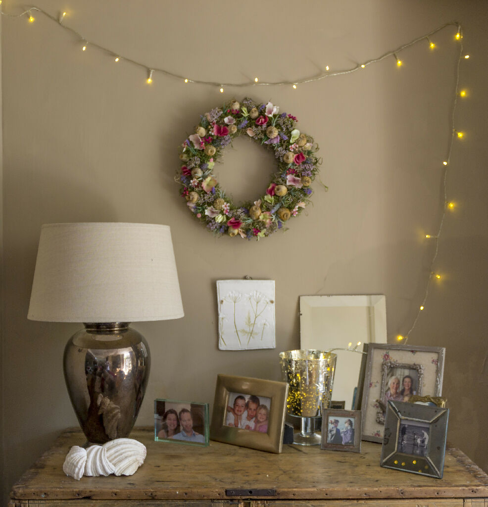 Lavender and Poppy Wreath