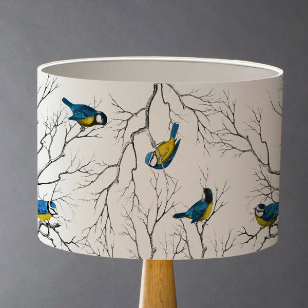 Blue Tits Lampshade – Charming Country Home Décor