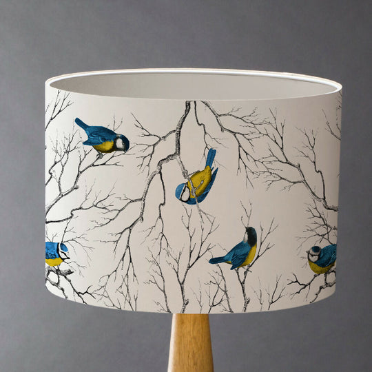 Blue Tits Lampshade – Charming Country Home Décor