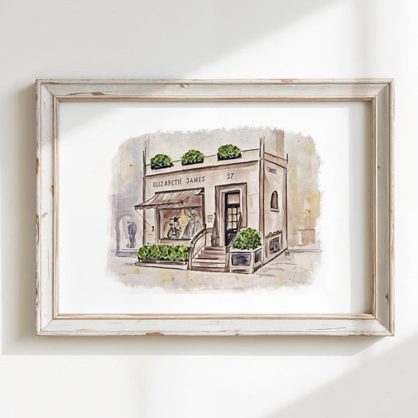 Parent Trap Movie Print Elizabeth James Shop Watercolor Art Nancy Meyers Movie Illustration