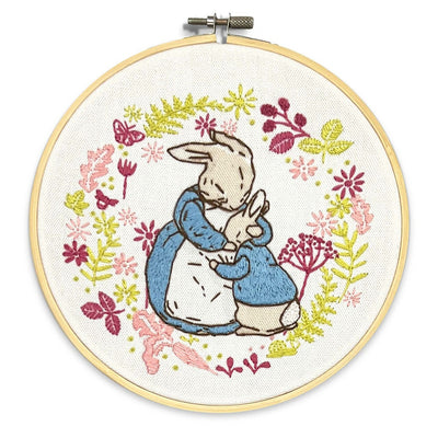 Mrs. Rabbit and Peter Embroidery Kit