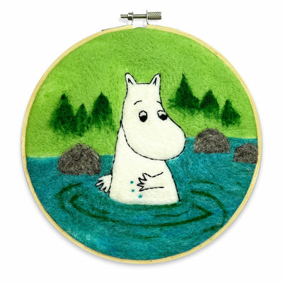 Moomintroll Dipping Needle Felting Kit