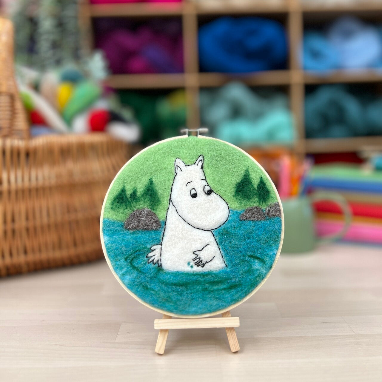 Moomintroll Dipping Needle Felting Kit