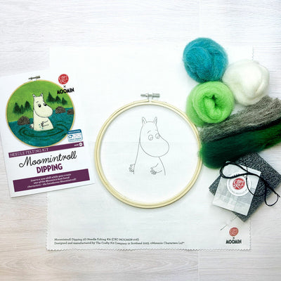 Moomintroll Dipping Needle Felting Kit