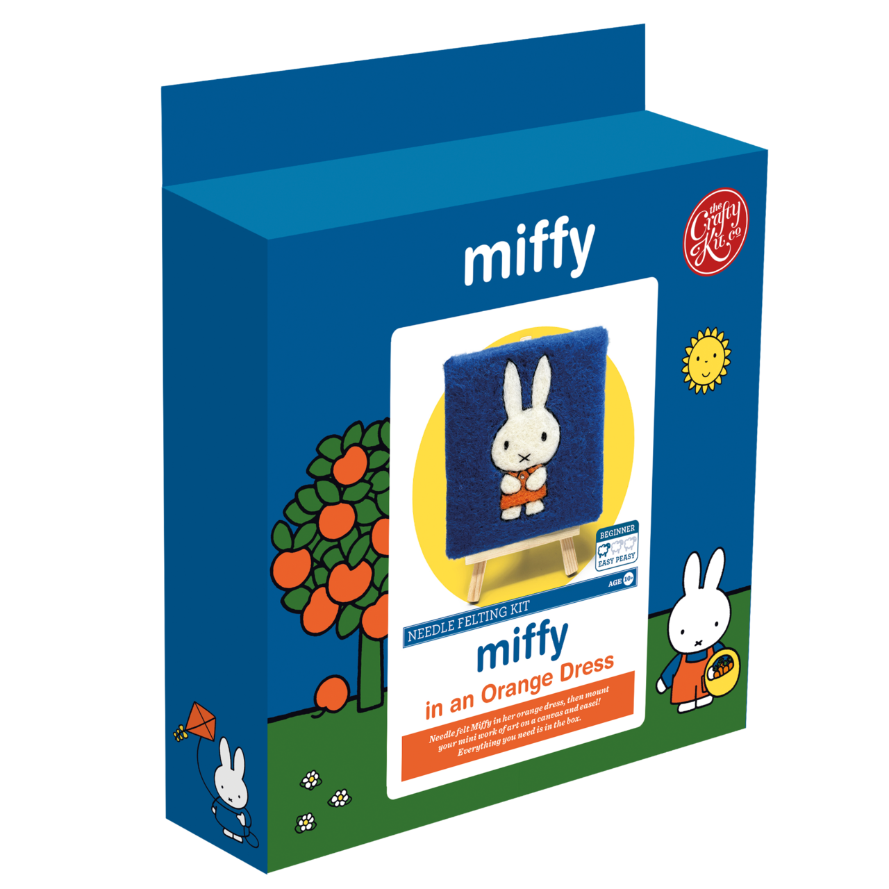 Miffy in an Orange Dress Needle Felting Kit