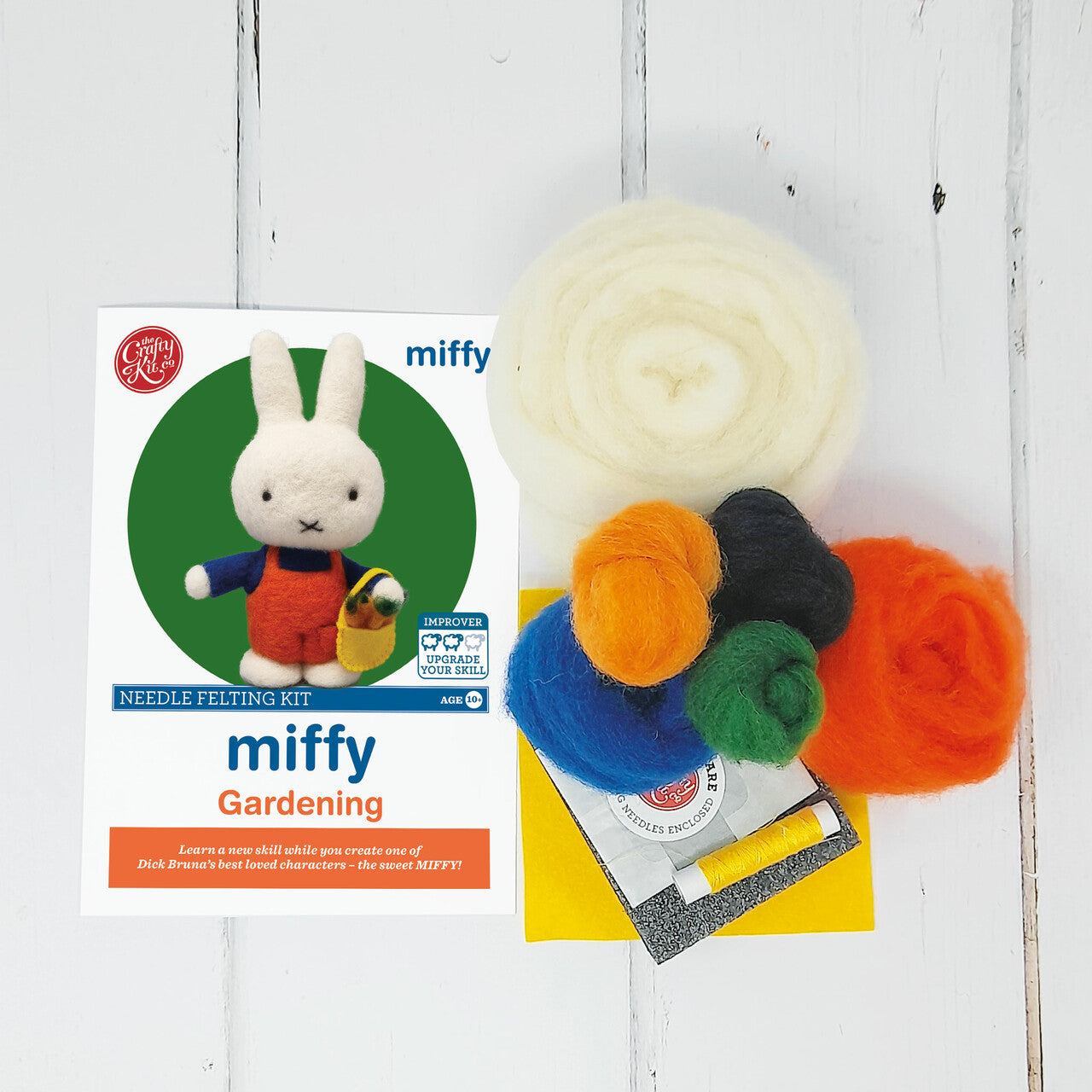 Miffy Gardening Needle Felting Kit