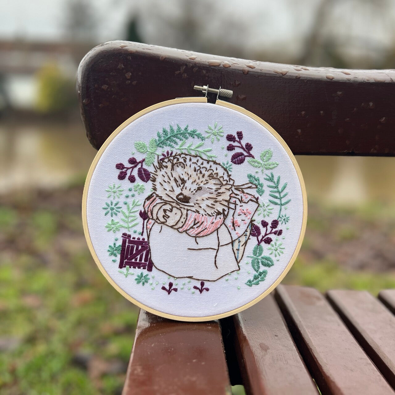 Mrs. Tiggy-Winkle Embroidery Kit