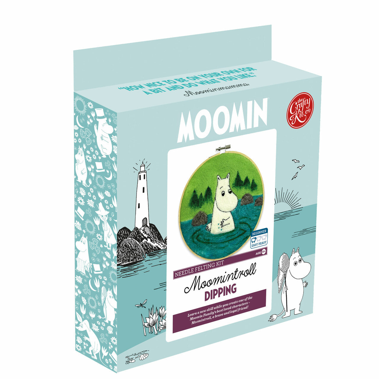 Moomintroll Dipping Needle Felting Kit