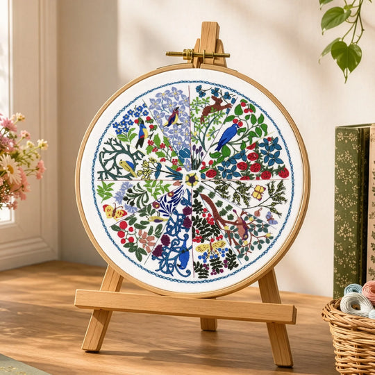 A Year Inspired by Voysey Embroidery Stitch Kit