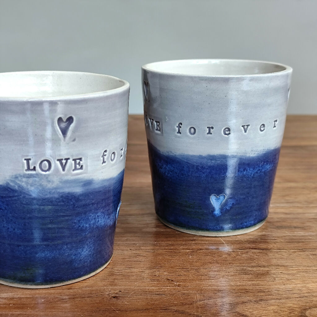 Tumbler In Blue Purple Wedding Gift For A Couple