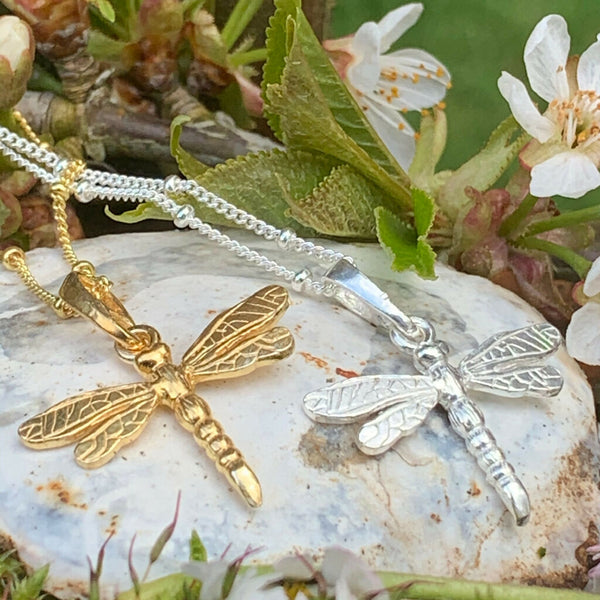 Sterling Silver Dragonfly Pendant