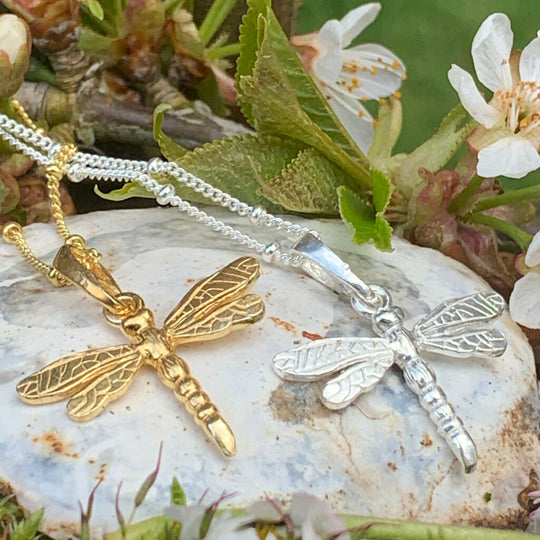 Sterling Silver Dragonfly Pendant