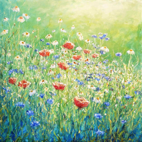 Original painting “Poppies” by Mariusz Kaldowski