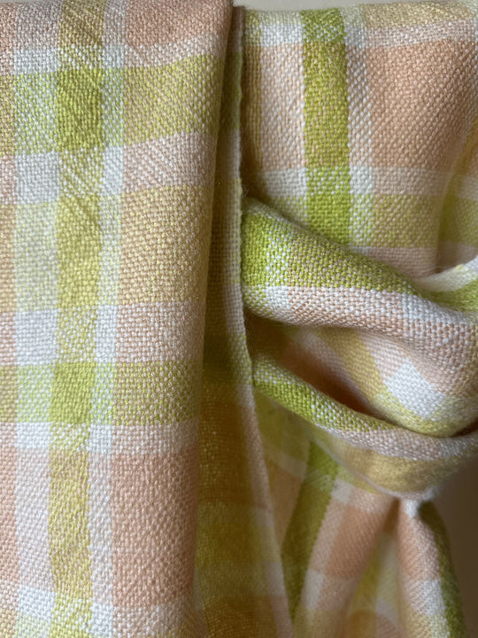 Pastel Plaid 100% British Wool Regular Scarf