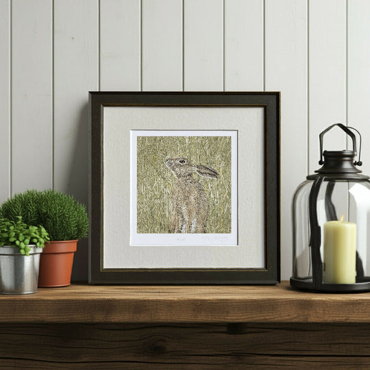 Harvest Hare Signed and Mounted Giclée Art Print