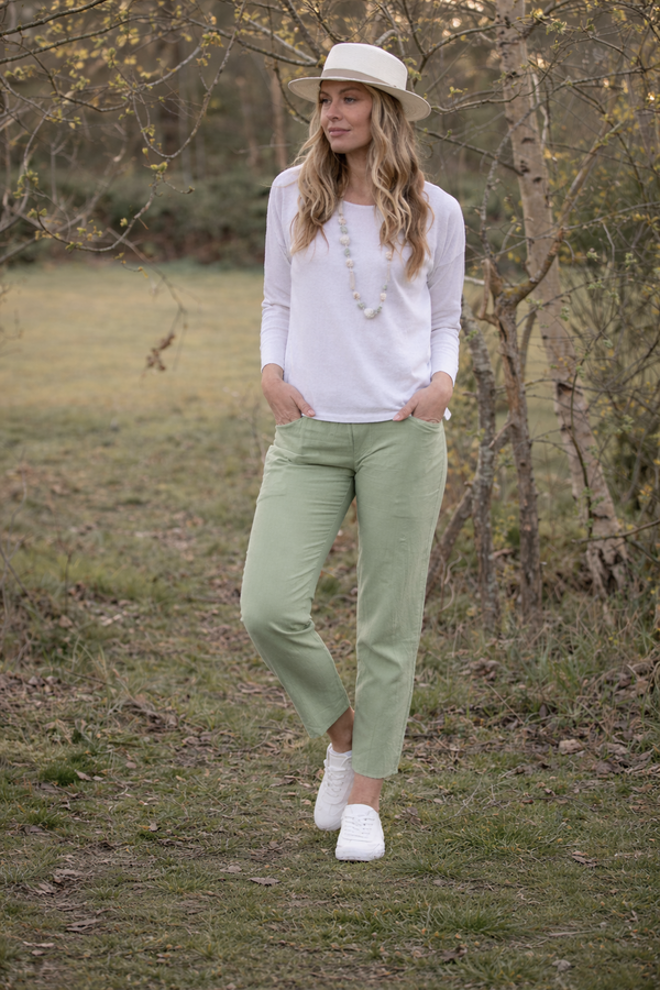 TROUSERS cotton, Jayne style