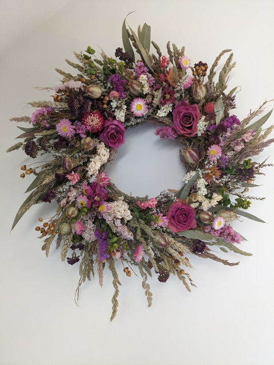 Handcrafted Dried Flower Wreath