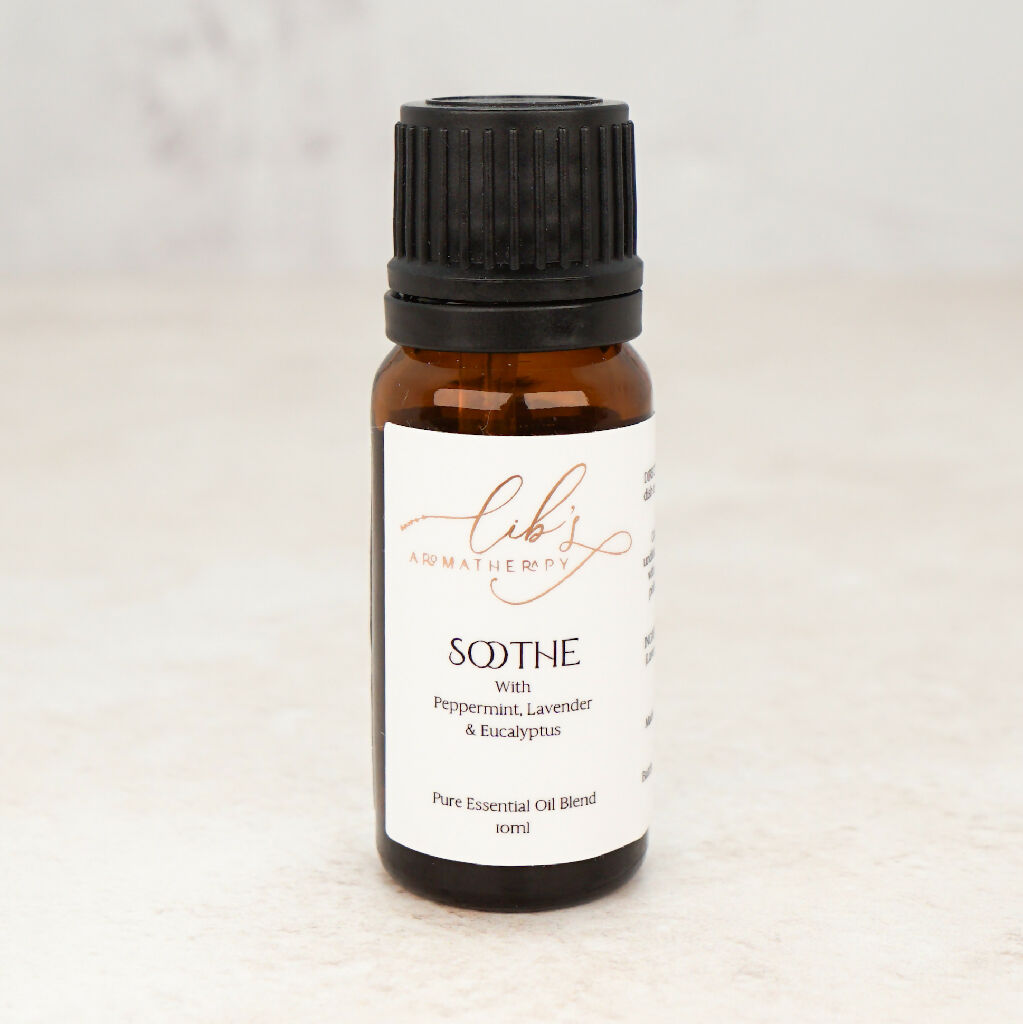 Lib's Aromatherapy Soothe with Peppermint, Lavender & Eucalyptus Essential Oil Blend