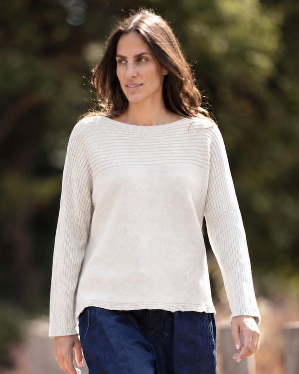 Joelle Organic Cotton Relaxed Sweater