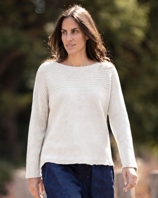 Joelle Organic Cotton Relaxed Sweater