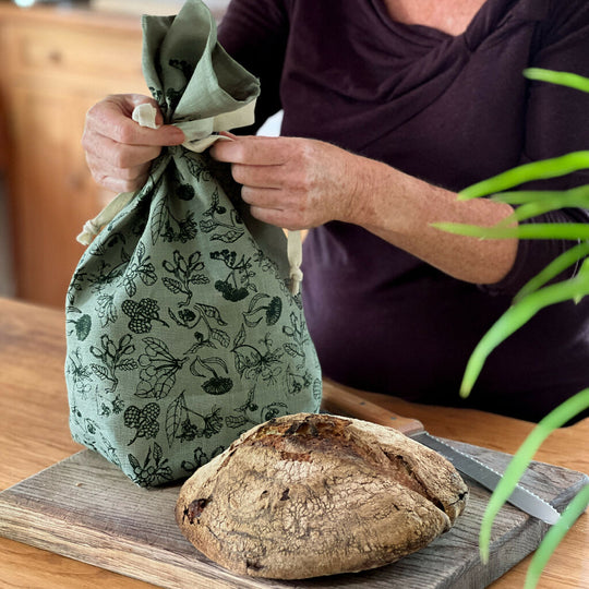 Linen Bread Bag – Forager Design