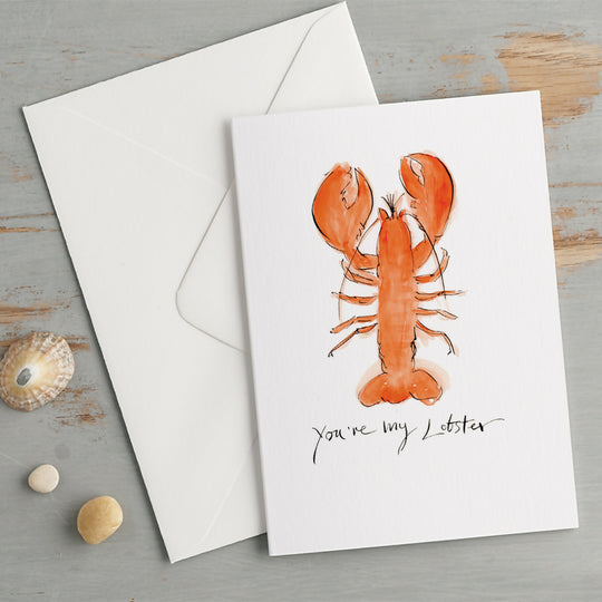 'You're My Lobster' Funny Love Card