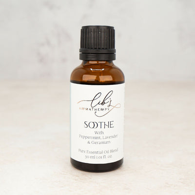 Lib's Aromatherapy Soothe with Peppermint, Lavender & Eucalyptus Essential Oil Blend