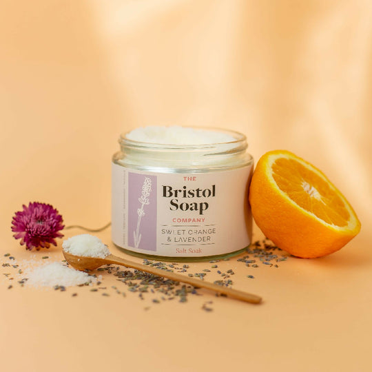 Sweet Orange and Lavender Salt Soak
