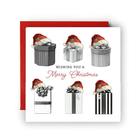 Festive Christmas Presents Card