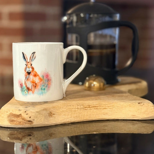 Hare Bone China Mug - Country Collection