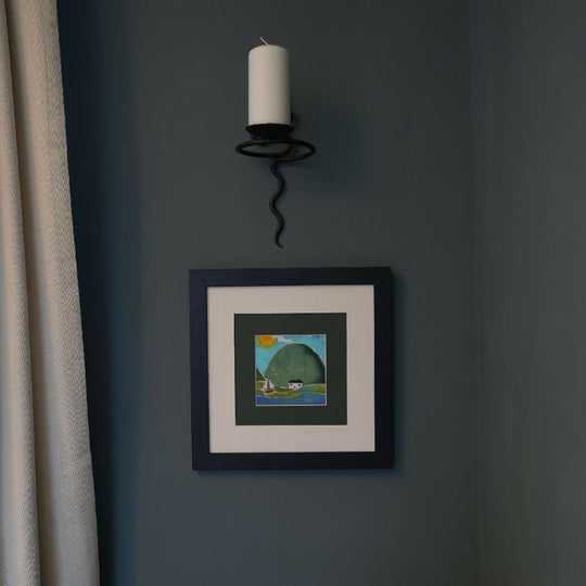 On the Crest of a Wave Hand Dyed Batik Painting