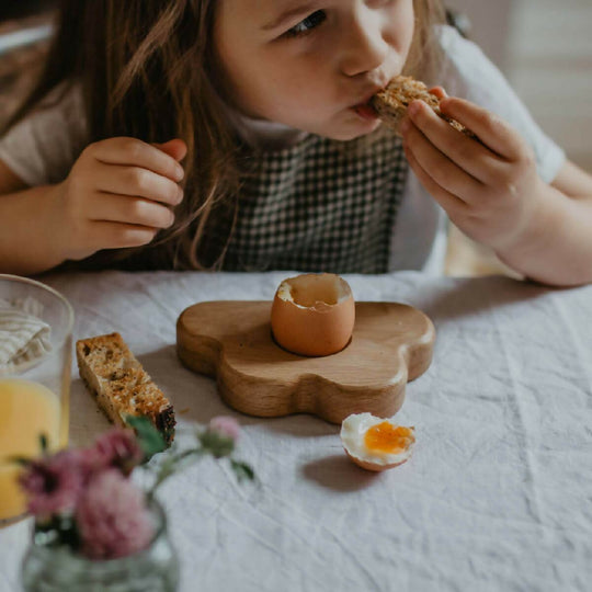 Wooden Egg Cup - Cloud