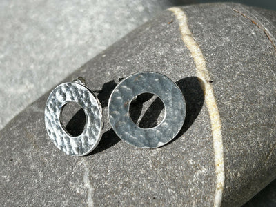 Water Ripples Silver Earrings