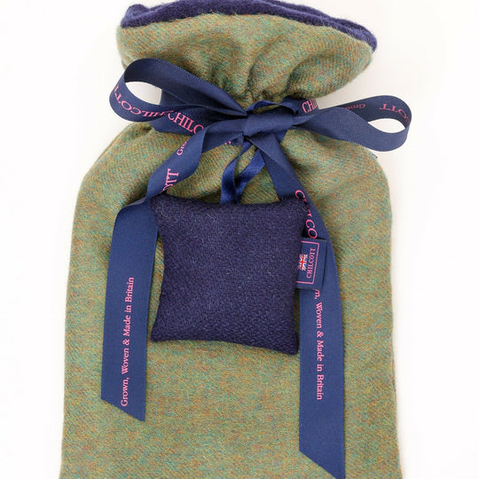 Chilcott Alpaca Hot Water Bottle - Forest Green