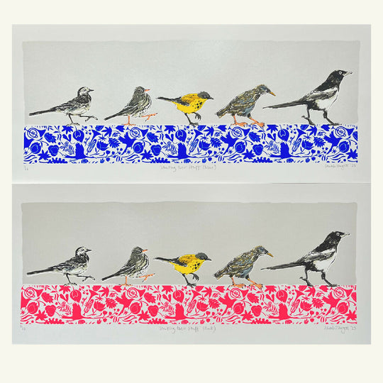 Strutting their Stuff Limited Edition Screenprint
