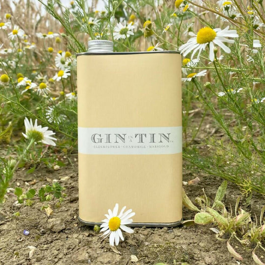 London Dry Elderflower, Chamomile & Marigold Gin In A Tin