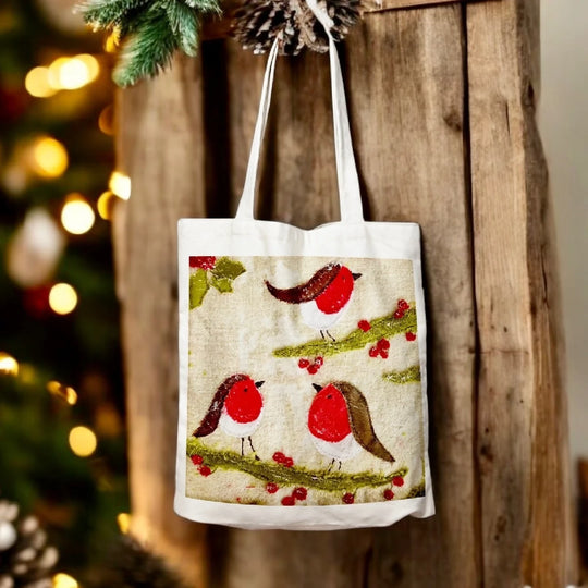 Robins Canvas Tote Bag