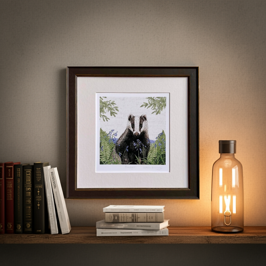 Badger -Signed and mounted Giclée Art Print
